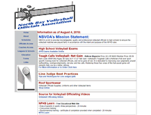 Tablet Screenshot of northbayvolleyball.com